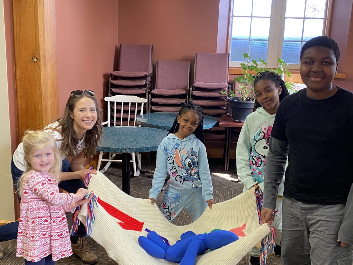 Children taking part in Sunday School at Doon Presbyterian Church